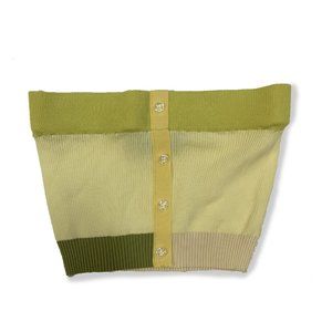 Retro Strapless Crop Top